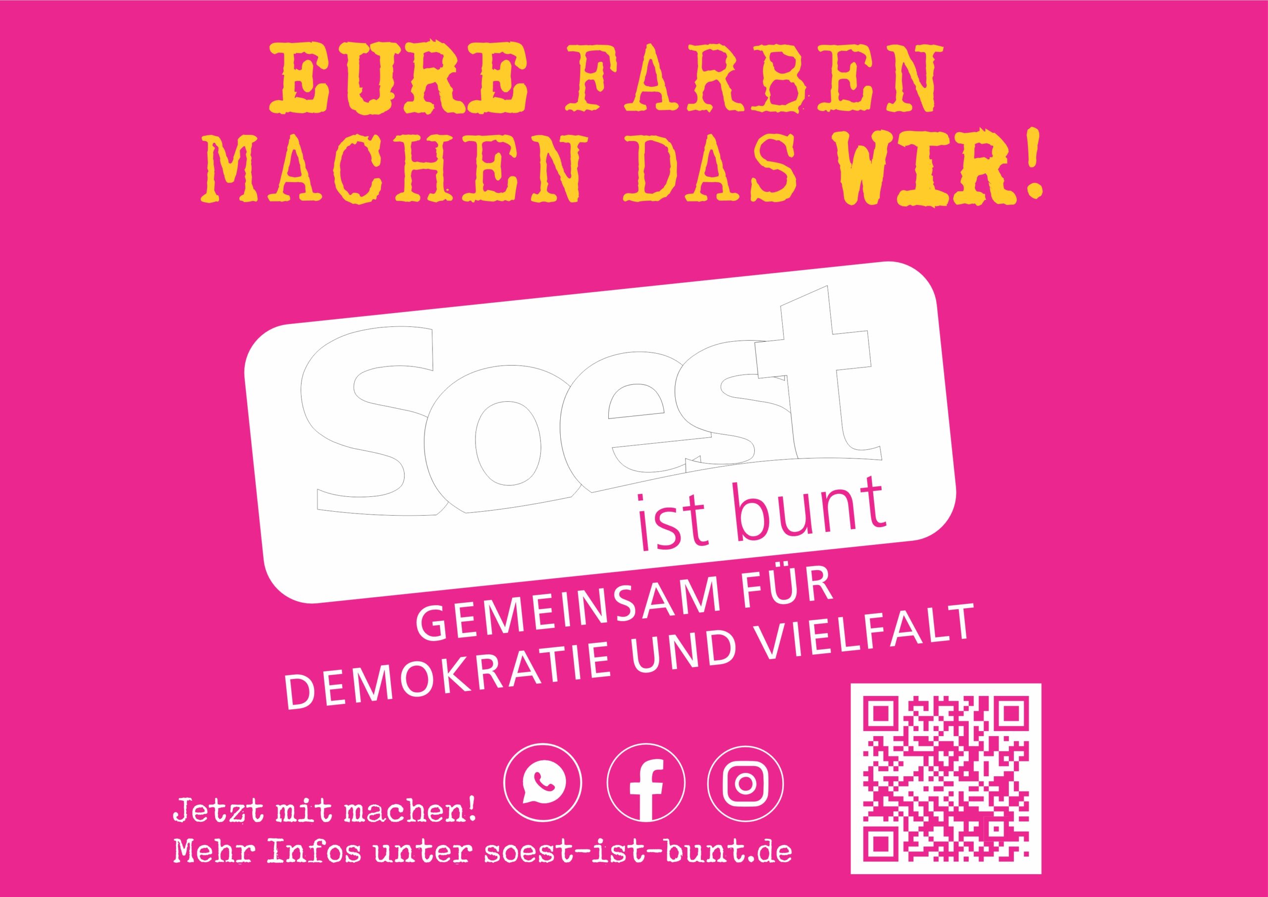 Mehr über den Artikel erfahren 1 Jahr Soest-ist-bunt