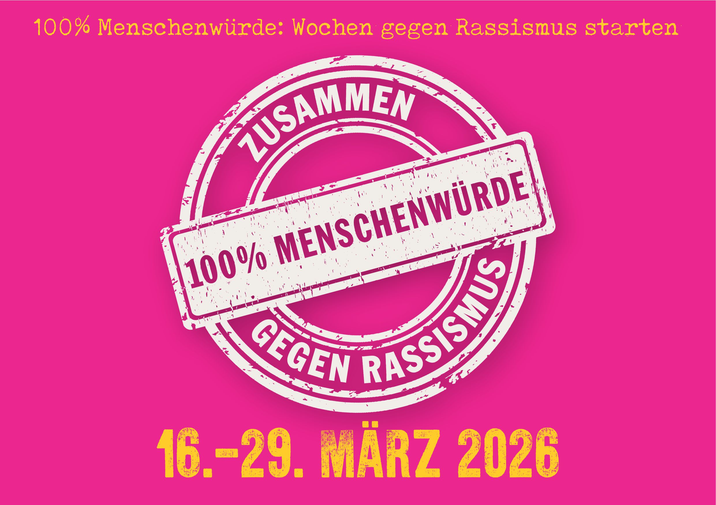 Du betrachtest gerade Internationale Wochen gegen Rassismus 2026