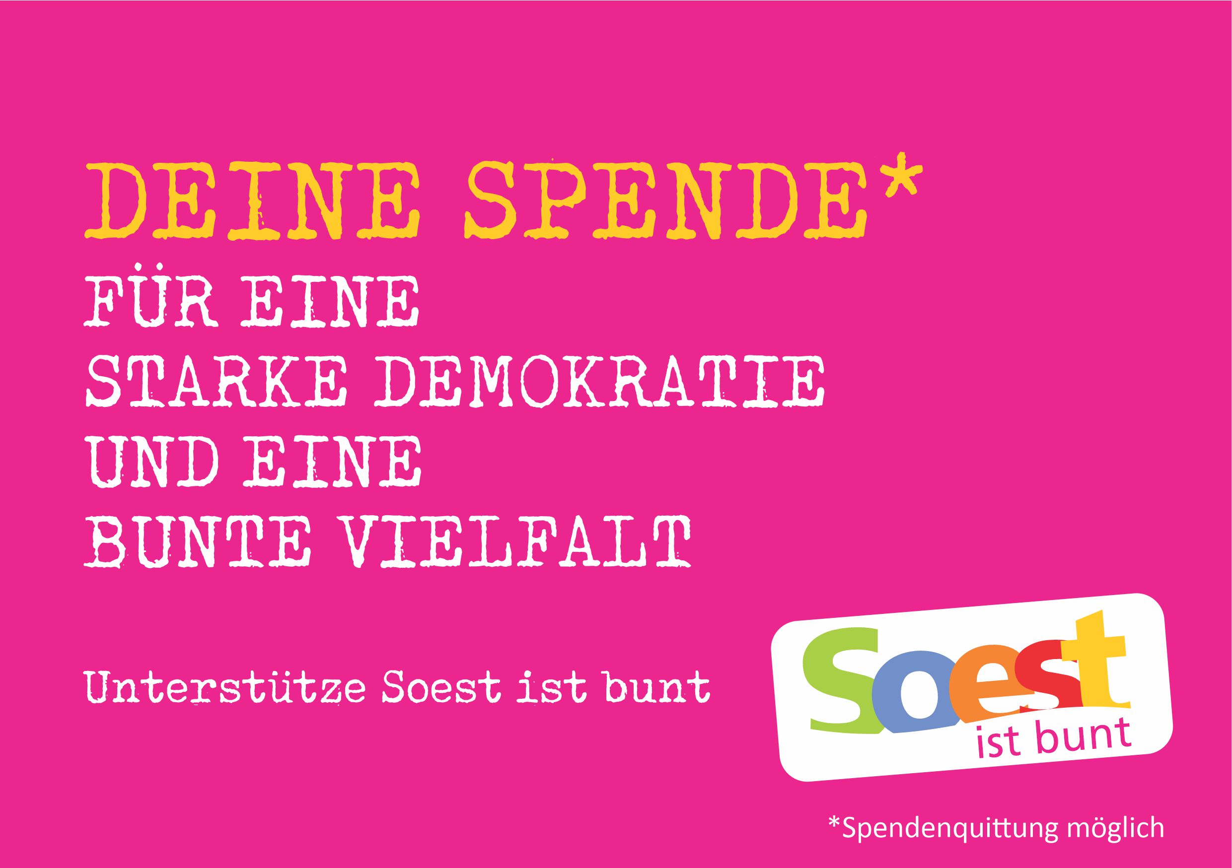 Mehr über den Artikel erfahren Gute Nachrichten für Soest-ist-bunt